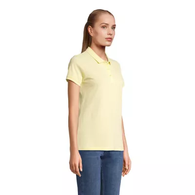 Polo damskie organiczne 170 g/m² Sol's PLANET WOMEN - Jasno Żółty (S03575-LY)