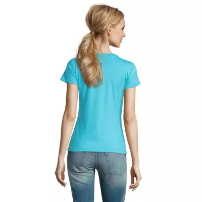 Koszulka damska 190 g/m² Sol's IMPERIAL WOMEN - Niebieski Atol (S11502-AL)