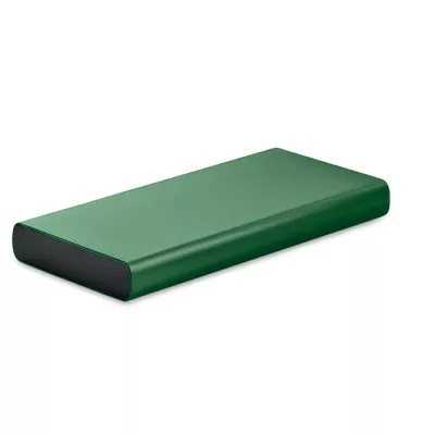 Powerbank 10 000 mAh aluminiowy POWERFLAT 10C - Ciemnozielony (MO6770-60)