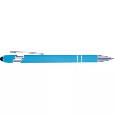Długopis z touch pen-em - błękitny (V1917-23)