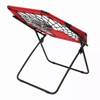 Krzesło bungee CHILL OUT - czarny, czerwony (56-0603519)