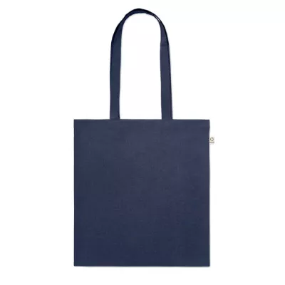 Torba z bawełny z recyklingu 140 g/m² VIVEKA COLOUR - Niebieski (MO2302-04)