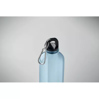 Butelka z RPET z karabińczykiem 500 ml MOSS RE500 - Przezroczysty Blekitny (MO2803-52)