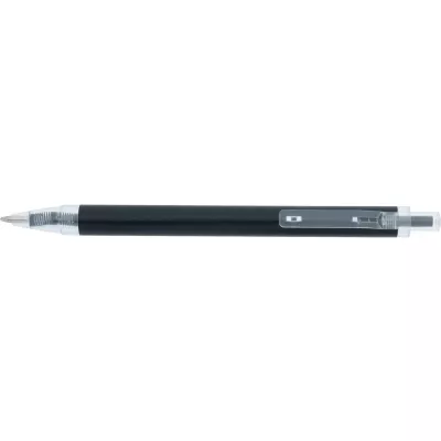 Długopis aluminiowy z recyklingu i RPET EUGENE - czarny (1547303)