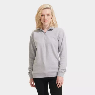 Bluza ze stójką i zamkiem 1/4 Sol's CONRAD - French Navy (S04234-FN)