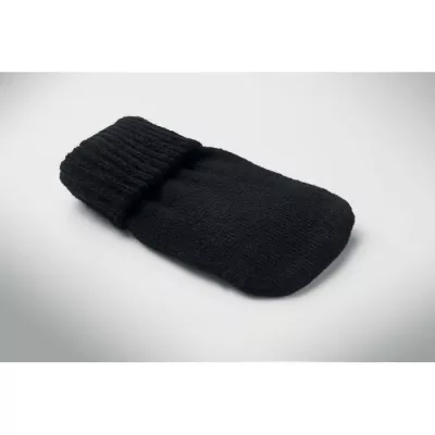 Ogrzewacz do rąk w dzianinowym pokrowcu WARMMUFF - Czarny (MO2667-03)