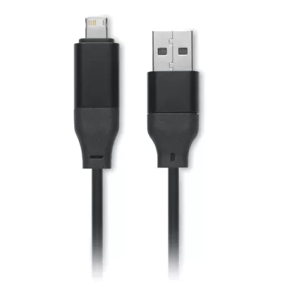 Kabel do ładowania 4 w 1 z ładowarką zegarka BULE - Czarny (MO2451-03)