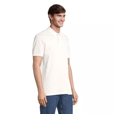 Koszulka polo męska z czesanej bawełny Sol's PACIFIC - Off-White (S04439-WW)