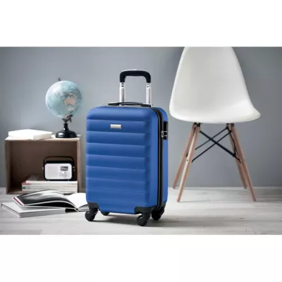 Walizka twarda 20" z ABS na 4 kółkach BUDAPEST - Niebieski (MO9178-37)