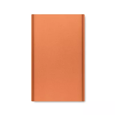 Powerbank płaski 4000 mAh aluminiowy POWERFLAT C - Pomaranczowy (MO6825-10)