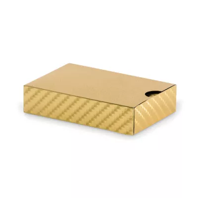 Karty do gry wodoodporne z PET AS - Matowy Zloty (MO2699-98)