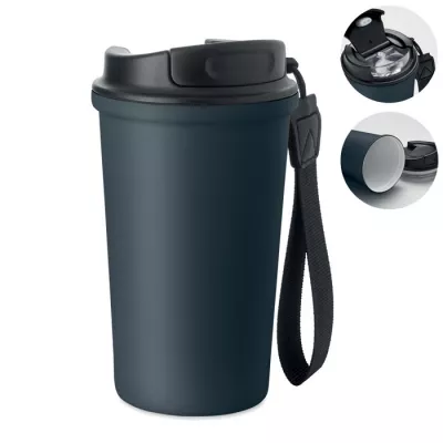 Kubek termiczny z ceramiczną wyściółką 400 ml NAKANO - Francuski Granat (MO3156-85)