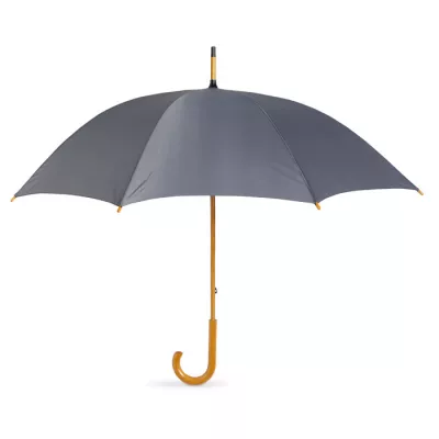 Parasol klasyczny 23" z drewnianym trzonem CALA - Szary (KC5132-07)