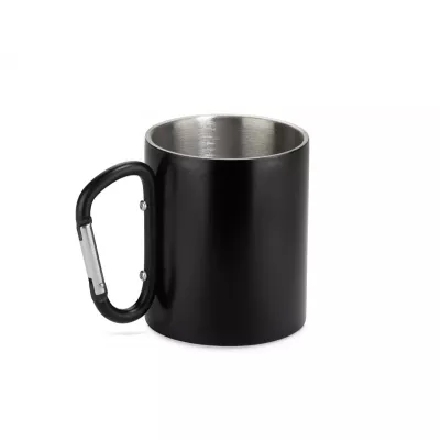 Kubek z recyklingowanej stali nierdzewnej VIVO 250 ml - czarny (16405-02)