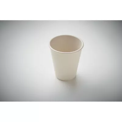 Kubek wielorazowy z PLA 200 ml CUPFUL - Bezowy (MO2607-13)