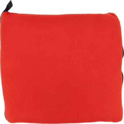 Koc z polaru/poduszka 2w1 RADCLIFF - czerwony (277505)