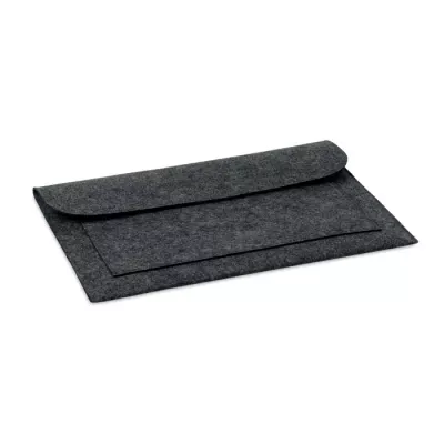 Etui na laptopa 15" z filcu RPET POUCHLO - Kamienny Szary (MO9818-15)