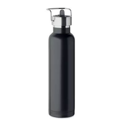 Butelka termiczna ze słomką 660 ml RIFLOW - Czarny (MO2283-03)