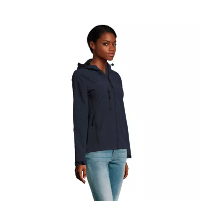 Softshell z kapturem 340 g/m² Sol's REPLAY WOMEN - French Navy (S46802-FN)
