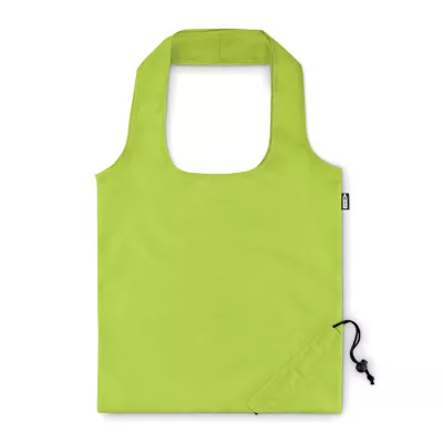 Torba składana z RPET 190T w etui FOLDPET - Limonka (MO9861-48)