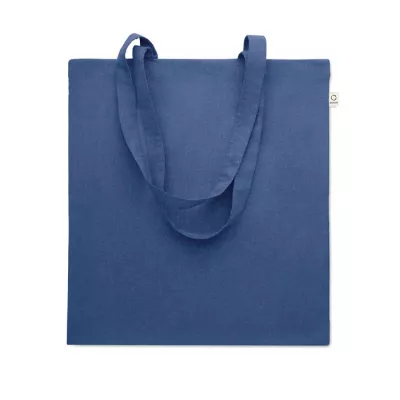 Torba z bawełny z recyklingu 140 g/m² VIVEKA COLOUR - Niebieski (MO2302-37)
