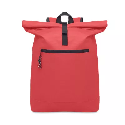 Plecak rolltop na laptop 15" z poliestru 600D IREA - Czerwony (MO2170-05)