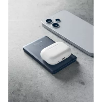 Powerbank magnetyczny 5000 mAh z aluminium CORE - Francuski Granat (MO3179-85)
