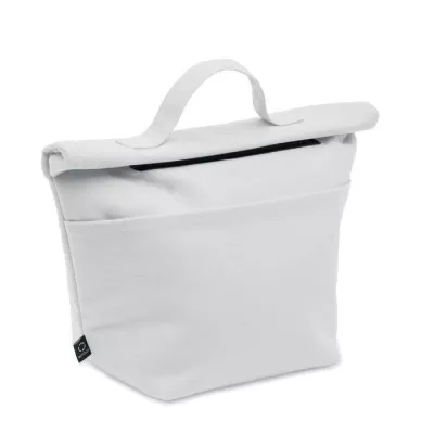 Torba termiczna na lunch z recyklingu RECOBA COLOUR - Bialy (MO2551-06)