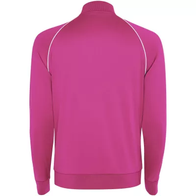 Męska bluza Valier z zamkiem błyskawicznym na całej długości - Pink Fluor (R0437-PINKFLUO)