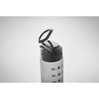 Butelka sportowa z RPET 1000 ml LEVEL - Bialy (MO2409-06)