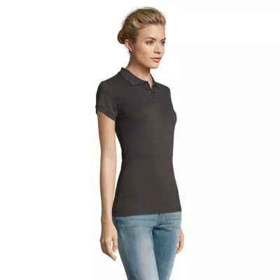 Polo damskie piqué 180 g/m² Sol's PERFECT WOMEN - Charcoal Melange (S11347-CE)