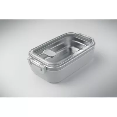 Lunchbox z PP ze stalowym wkładem 750 ml HOAGIE - Szary (MO2770-07)
