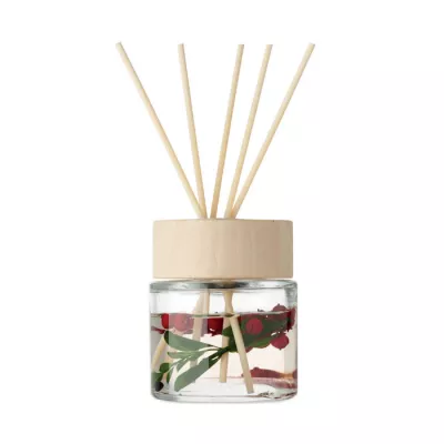 Dyfuzor zapachowy wanilia 100 ml z patyczkami MAGNOLIA - Przezroczysty (MO2703-22)