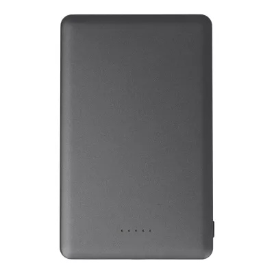 Bezprzewodowy powerbank Nexus kompatybilny z MagSafe R-ABS 5000mAh - czarny / stalowoszary (LT95510-N0235)