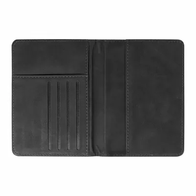 TwinPass zestaw podróżny (etui na paszport i zawieszeka na bagaż RPU) - czarny (AP800291-10)