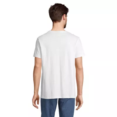 Koszulka unisex z dekoltem w serek Sol's REGENT V - Bialy (S04765-WH)