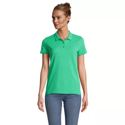 Polo damskie organiczne 170 g/m² Sol's PLANET WOMEN - Wiosenna Zieleń (S03575-EO)
