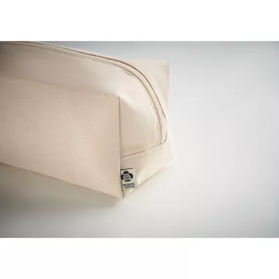 Kosmetyczka z płótna organicznego 220 g/m² BIA - Bezowy (MO6853-13)