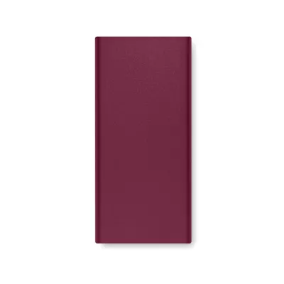 Powerbank 10 000 mAh aluminiowy POWERFLAT 10C - Burgund (MO6770-02)