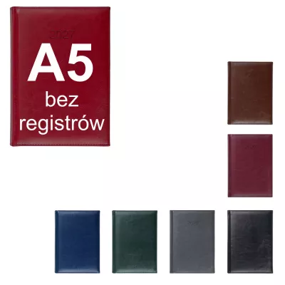 Kalendarz książkowy A5 DZIENNY "BALADO" - różne kolory (KK-CCB-705.DB)