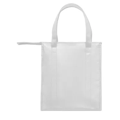 Torba chłodząca z włókniny RPET 25 l 80 g/m² WOOLER - Bialy (MO2492-06)