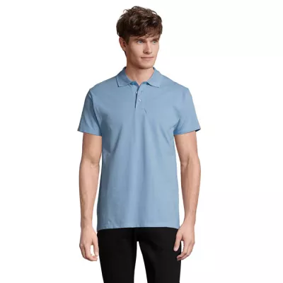 Koszulka polo męska piqué 210 g/m² Sol's SPRING II - Sky Blue Pique (S11362-SP)