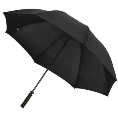 Parasol manualny XL Ø133 cm HURRICAN - czarny (518703)