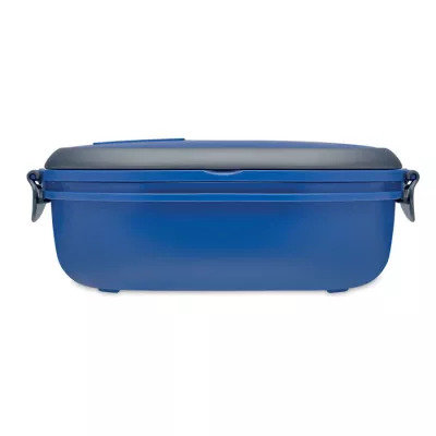 Lunchbox hermetyczny z PP 750 ml LUX LUNCH - Niebieski (MO9759-37)