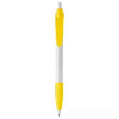 Długopis plastikowy (ABS) Cosmo - biało / żółty (LT87622-N0141)