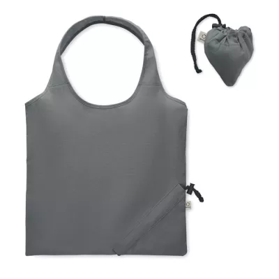 Torba składana z recyklingu 140 g/m² CARRIE COLOUR - Kamienny Szary (MO2487-15)
