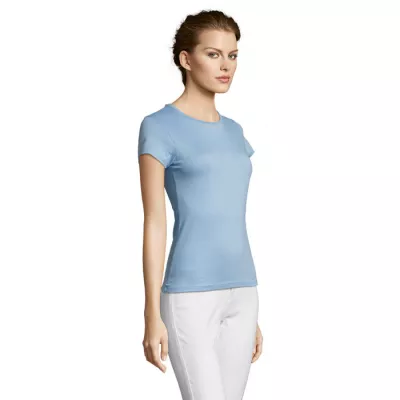 Koszulka damska dopasowana 150 g/m² Sol's MISS - Blekitny (S11386-SK)
