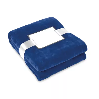Koc polarowy 120x150 cm 280 g/m² DAVOS - Niebieski (MO9088-04)