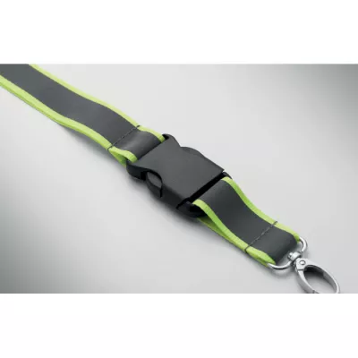Smycz odblaskowa z RPET z karabińczykiem 25 mm TOSEE - Fluorescencyjny Zólty (MO2825-70)