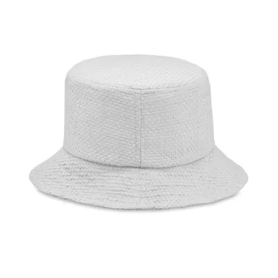 Kapelusz słomkowy z papieru BILGOLA+ - Bialy (MO2267-06)
